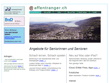 Tablet Screenshot of affentranger.ch